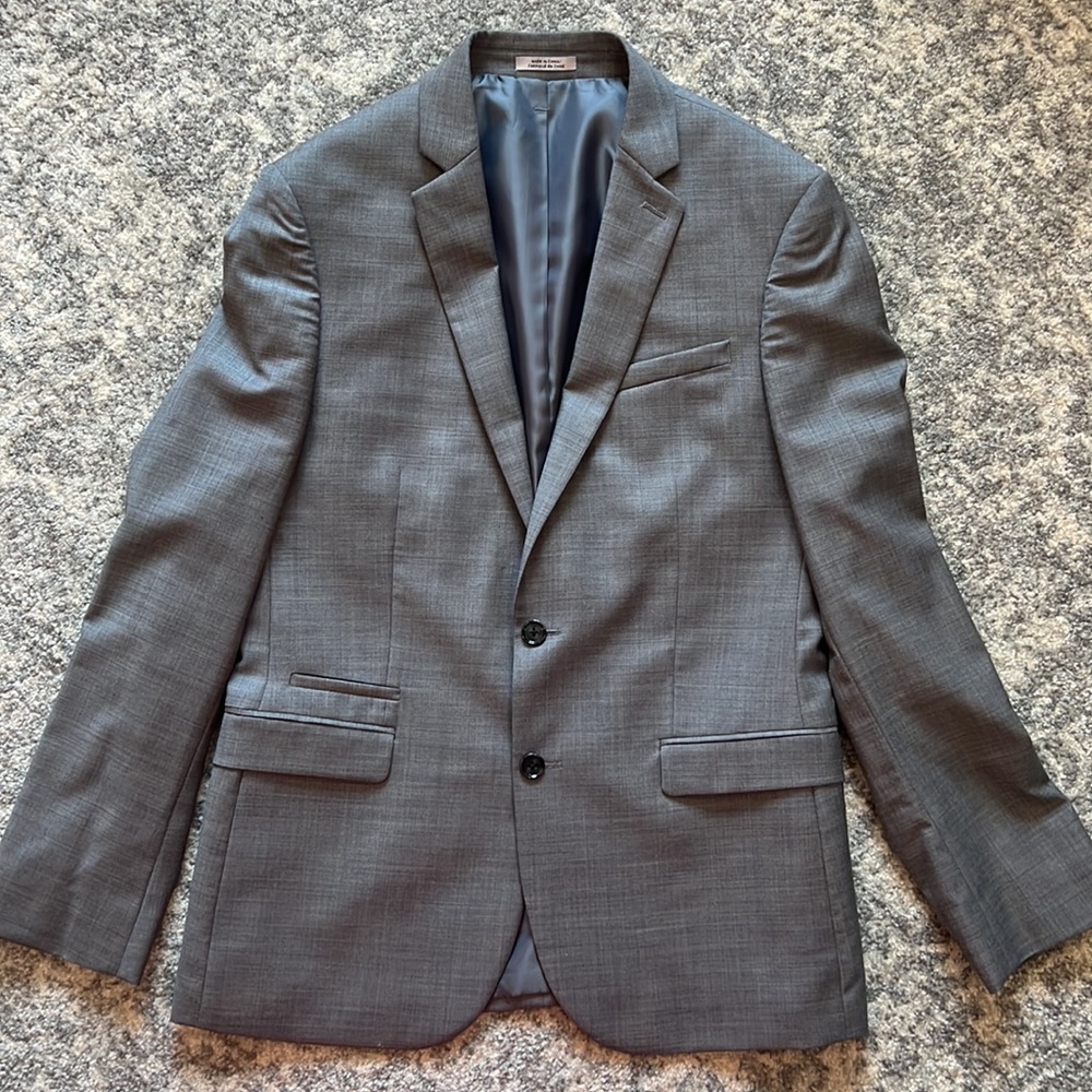 Express Photographer Fitted Suit Jacket